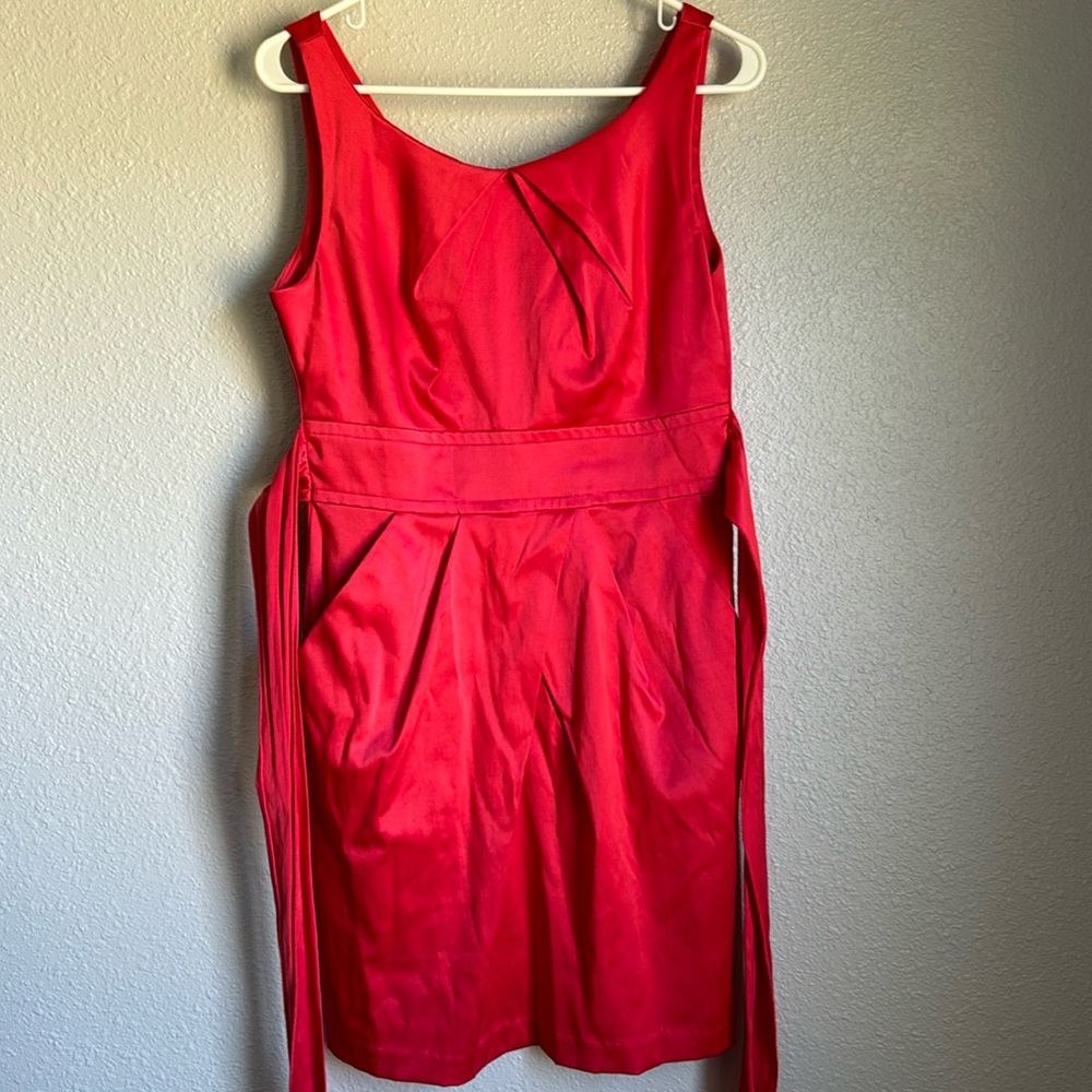 Reddish/Pink cocktail dress, size 9.